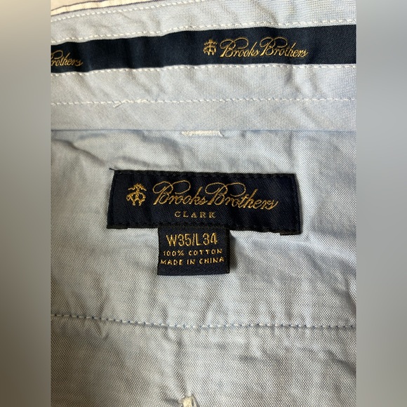 Brooks Brothers 35X34 Clark Genuine Seersucker Striped Pants NWT - Picture 6 of 8